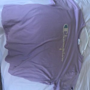 champion lavender t-shirt